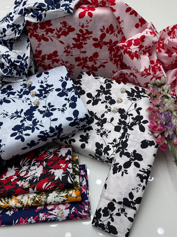 Digital Printed Cambric Cotton Shirt With Same Printed Trouser 